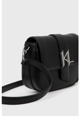 Karl Lagerfeld Кожена чанта в черно - Pepit.bg