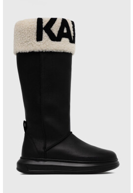 Karl Lagerfeld Кожени апрески KAPRI KOSI Kapri Kosi в черно KL44580 - Pepit.bg