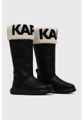Karl Lagerfeld Кожени апрески KAPRI KOSI Kapri Kosi в черно KL44580 - Pepit.bg
