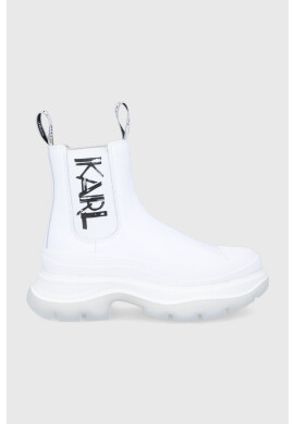 Karl Lagerfeld Кожени боти челси - Pepit.bg