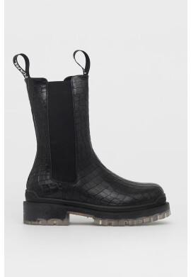 Karl Lagerfeld Кожени боти челси - Pepit.bg