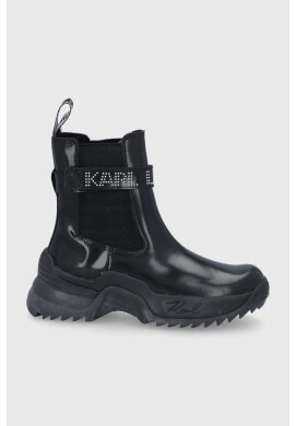 Karl Lagerfeld Кожени боти челси Quest - Pepit.bg