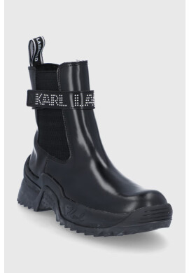 Karl Lagerfeld Кожени боти челси Quest - Pepit.bg