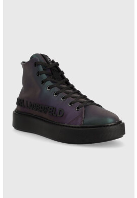 Karl Lagerfeld Кожени маратонки Maxi Kup - Pepit.bg