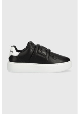 Karl Lagerfeld Маратонки Maxi Kup в черно - Pepit.bg