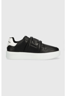 Karl Lagerfeld Маратонки Maxi Kup в черно - Pepit.bg