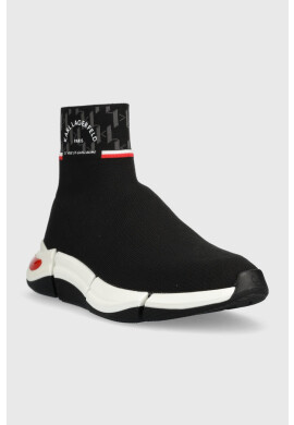 Karl Lagerfeld Маратонки Quadra в черно KL63246 - Pepit.bg
