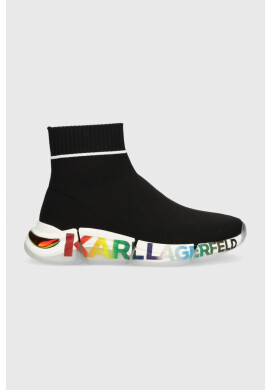 Karl Lagerfeld Маратонки Quadra в черно KL63246P - Pepit.bg