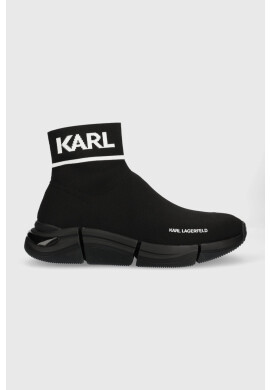 Karl Lagerfeld Маратонки Quadro в черно - Pepit.bg
