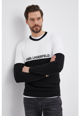Karl Lagerfeld Памучен пуловер - Pepit.bg