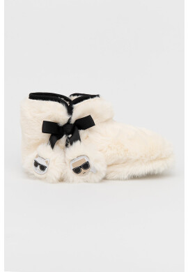 Karl Lagerfeld Пантофи в бяло - Pepit.bg