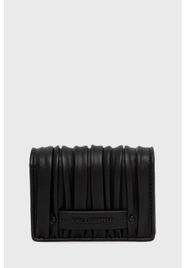 Karl Lagerfeld Портфейл дамски в черно - Pepit.bg