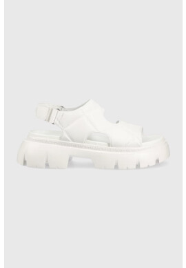 Karl Lagerfeld Сандали SUN TREKKA в бяло с платформа KL83506 - Pepit.bg