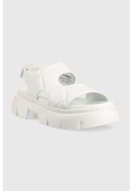 Karl Lagerfeld Сандали SUN TREKKA в бяло с платформа KL83506 - Pepit.bg