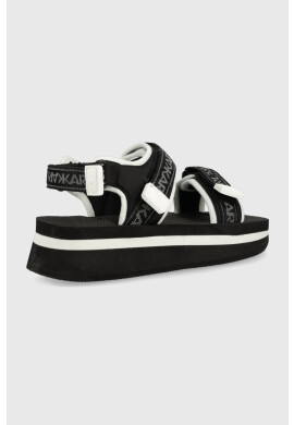 Karl Lagerfeld Сандали Velocita Wedge Kc в черно с платформа KL81905 - Pepit.bg