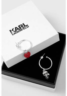Karl Lagerfeld Сребърни обици - Pepit.bg