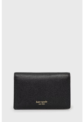 Kate Spade Кожен портфейл дамски в черно - Pepit.bg