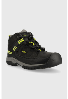 Keen Детски обувки Targhee Mid Wp в черно - Pepit.bg