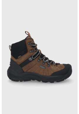 Keen Обувки Revel IV Mid Polar мъжки в кафяво - Pepit.bg
