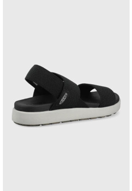 Keen Сандали Elle Backstrap дамски в черно с платформа - Pepit.bg