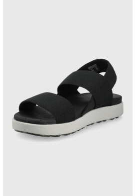 Keen Сандали Elle Backstrap дамски в черно с платформа - Pepit.bg