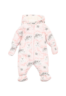 Kenzo kids Бебешки гащеризон в розово - Pepit.bg