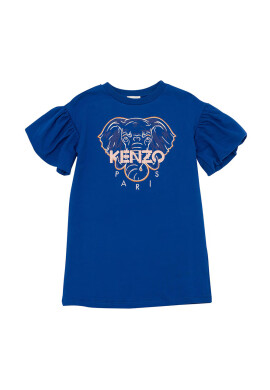 Kenzo kids Детска памучна рокля - Pepit.bg