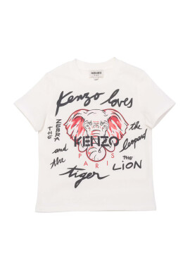 Kenzo kids Детска памучна тениска - Pepit.bg