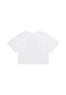 Kenzo kids Детска памучна тениска в бяло - Pepit.bg