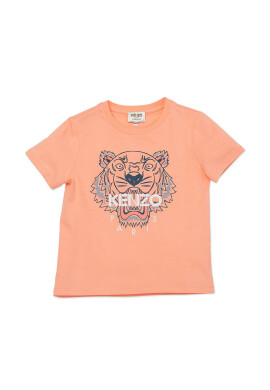 Kenzo kids Детска тениска в оранжево - Pepit.bg