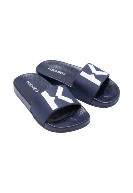 Kenzo kids Детски чехли в тъмносиньо - Pepit.bg