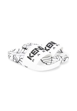 Kenzo kids Детски чехли в бяло - Pepit.bg