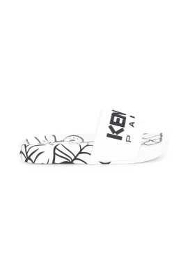 Kenzo kids Детски чехли в бяло - Pepit.bg