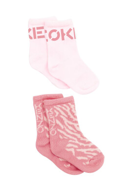 Kenzo kids Детски чорапи в розово - Pepit.bg