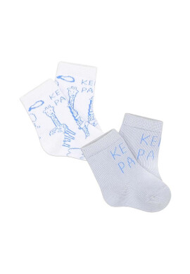 Kenzo kids Детски чорапи (2 броя) в синьо - Pepit.bg