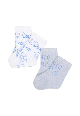 Kenzo kids Детски чорапи (2 броя) в синьо - Pepit.bg
