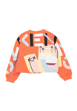 Kenzo kids Детски памучен суичър - Pepit.bg