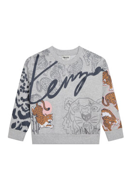 Kenzo kids Детски памучен суичър - Pepit.bg