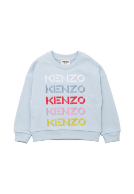 Kenzo kids Детски памучен суичър с апликация - Pepit.bg