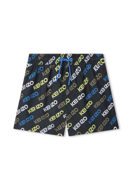 Kenzo kids Детски плувни шорти в черно - Pepit.bg