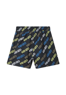 Kenzo kids Детски плувни шорти в черно - Pepit.bg