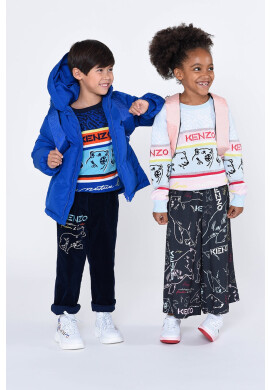 Kenzo kids Детски пуловер от лека материя - Pepit.bg