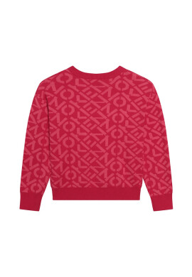Kenzo kids Детски пуловер в розово от лека материя - Pepit.bg