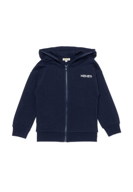 Kenzo kids Детски суичър в тъмносиньо с принт - Pepit.bg