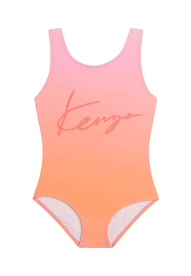 Kenzo kids Детски цял бански в оранжево - Pepit.bg