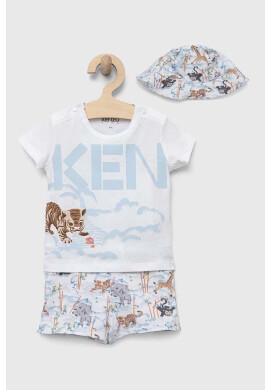 Kenzo kids Комплект за бебета в бяло - Pepit.bg