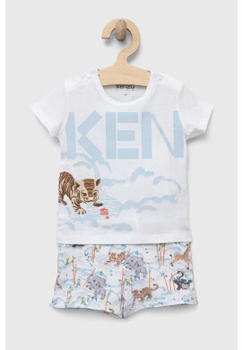Kenzo kids Комплект за бебета в бяло - Pepit.bg