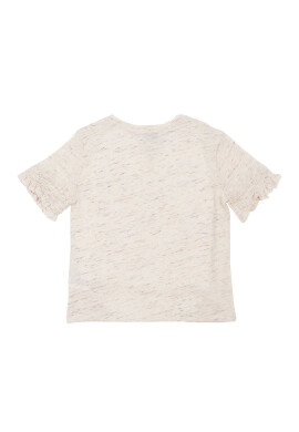 Kenzo kids Памучна тениска в бежово - Pepit.bg