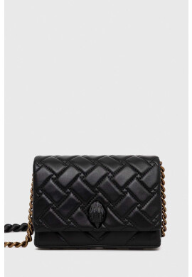 Kurt Geiger London Кожен клъч в черно - Pepit.bg