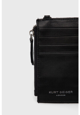 Kurt Geiger London Кожен портфейл дамски в черно - Pepit.bg